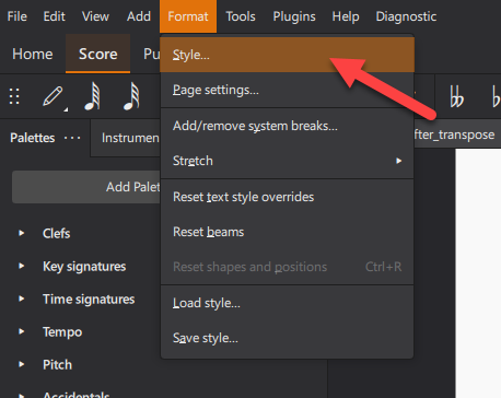 step 1 to fix musescore 4 bug