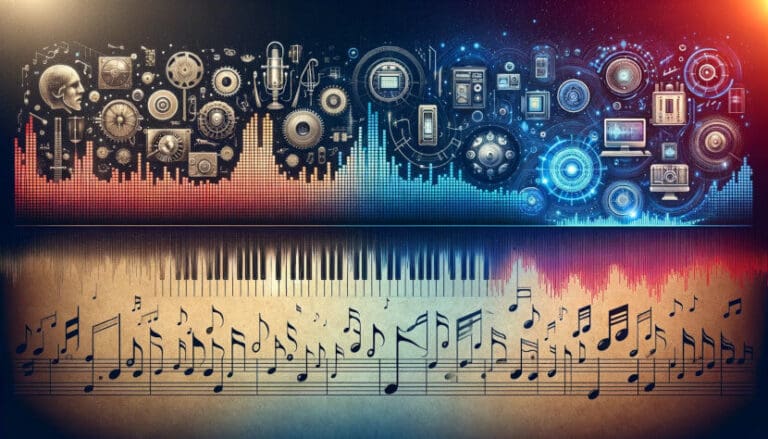 A-visually-engaging-header-image-depicting-the-evolution-of-automatic-music-transcription.-The-image-includes-elements-of-a-vintage-oscilloscope-waveform