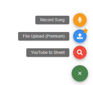 The audio selection of Melody Scanner